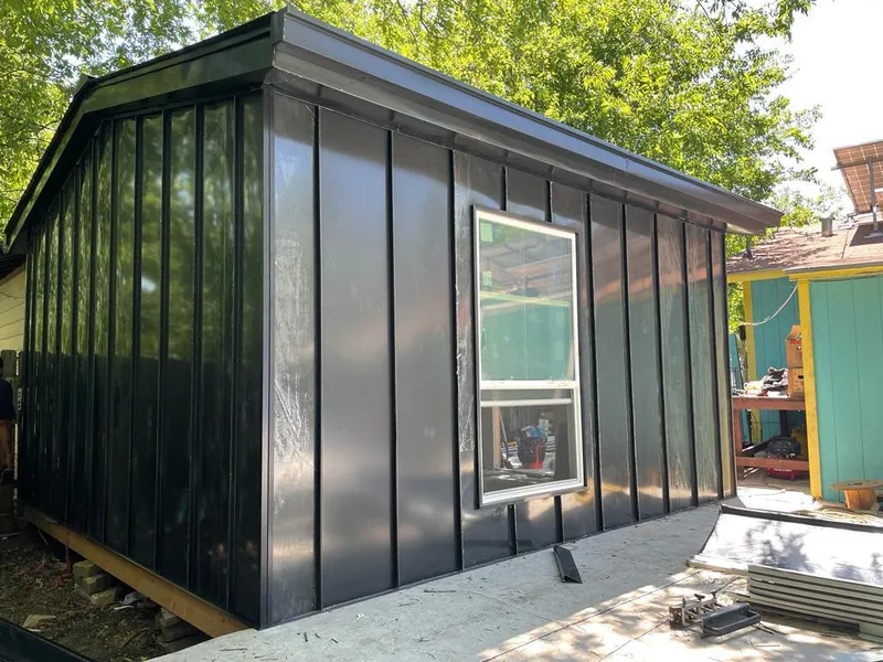 Black standing seam metal wall panels for Roof Inspection in Tamaqua